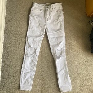 Free People Ripped Skinny Jeans size 26